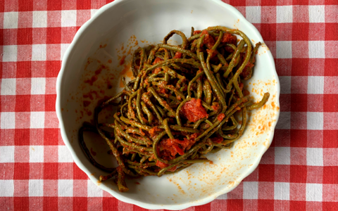 stringhe in umido - typical tuscan dish